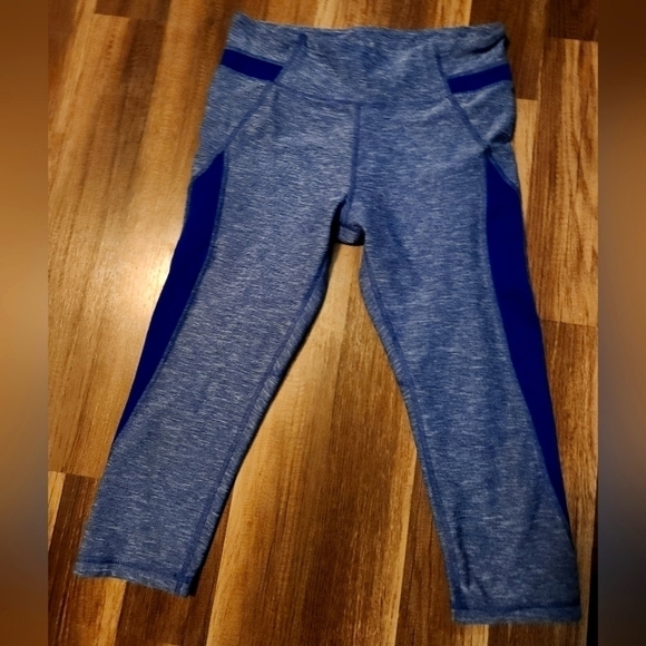 MARIKA Yoga Leggings Size Medium. Blue Very Comfortable Excellent Condition. - Picture 1 of 3